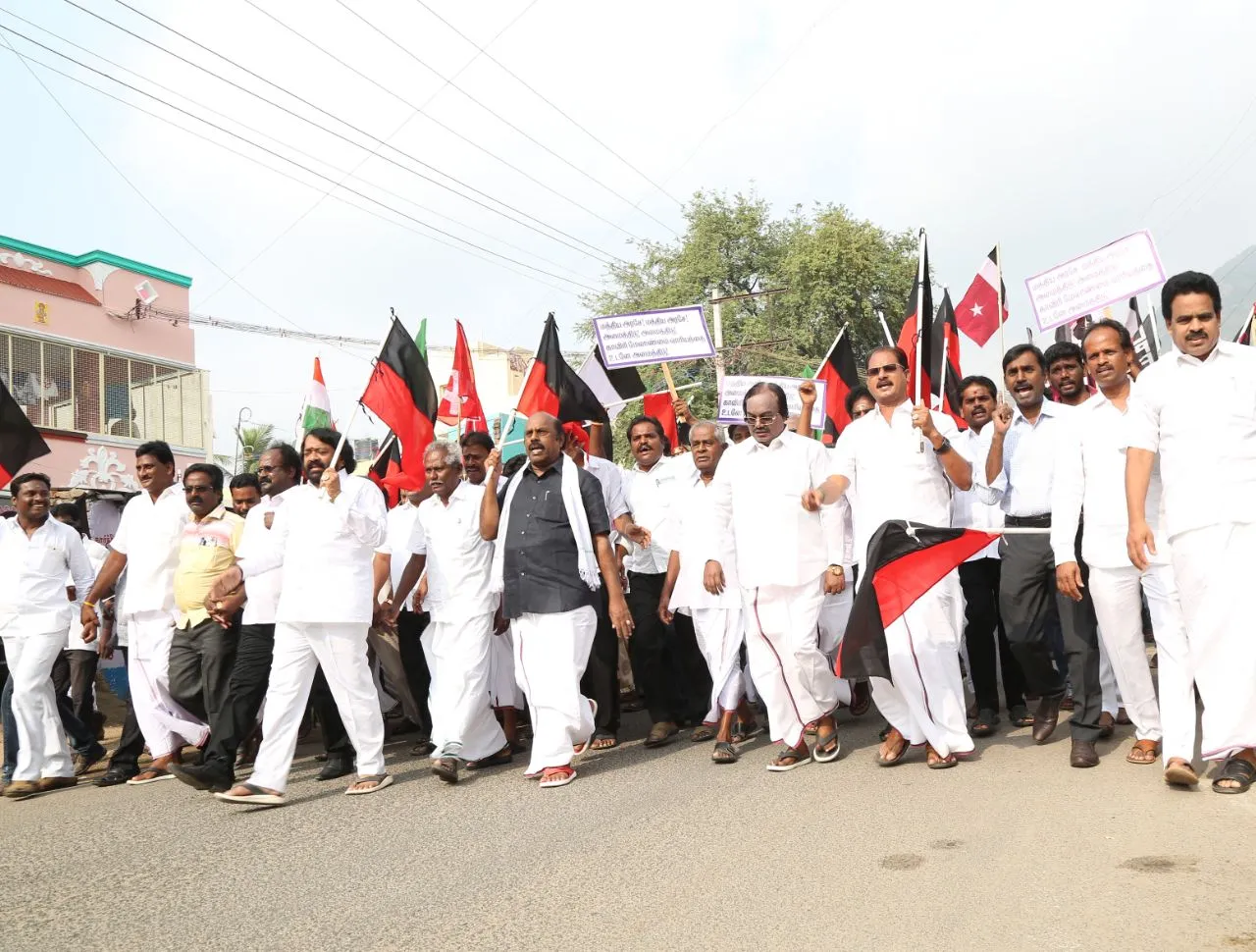 thiruvannamalai protest